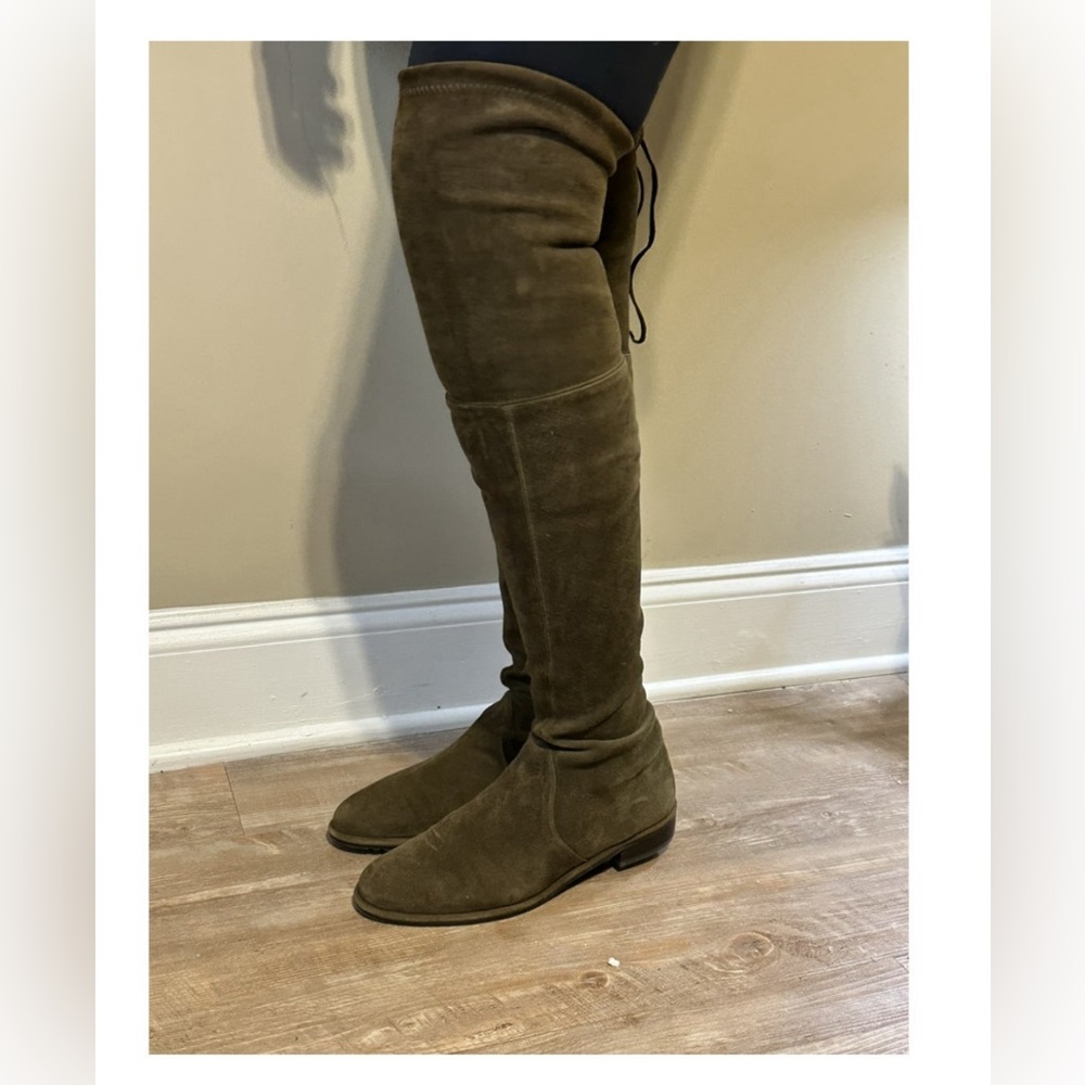 Stuart Weitzman Olive Over the Knee 
Lowland Bold Boot